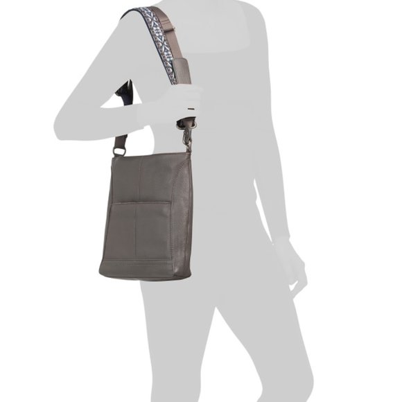 The Sak Bags The Sak Black Lucia Leather Crossbody With Guitar